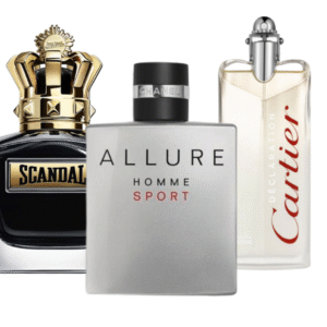 Box of 3 Fragrances: Allure Homme Sport, Jean Paul Gaultier Scandal, and Cartier Declaration - 100 ml